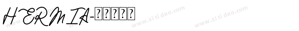 HERMIA字体转换