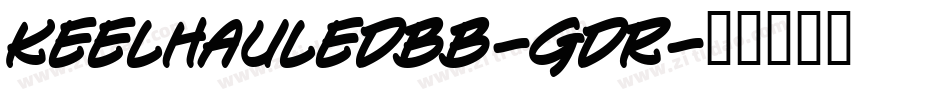 KeelhauledBb-gdR字体转换