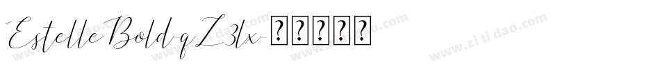 EstelleBold-qZ3lx字体转换