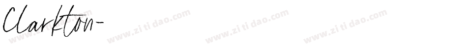 Clarkton字体转换