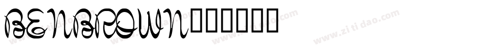 BENBROWN字体转换