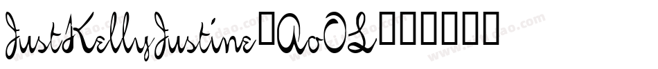 JustKellyJustine-Ao0L字体转换