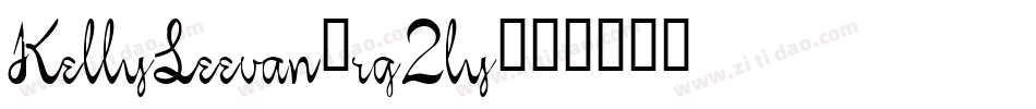 KellyLeevan-rg2ly字体转换