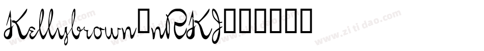 Kellybrown-nRKJ字体转换