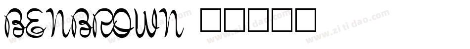 BENBROWN字体转换