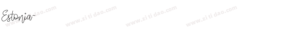 Estonia字体转换