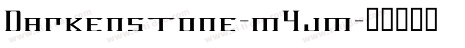 Darkenstone-mYjm字体转换