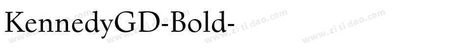 KennedyGD-Bold字体转换