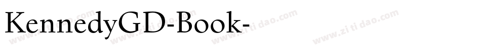 KennedyGD-Book字体转换