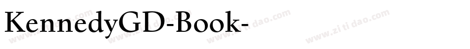 KennedyGD-Book字体转换
