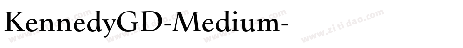 KennedyGD-Medium字体转换