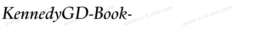 KennedyGD-Book字体转换
