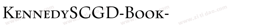 KennedySCGD-Book字体转换