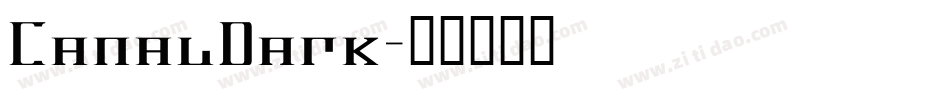 CanalDark字体转换