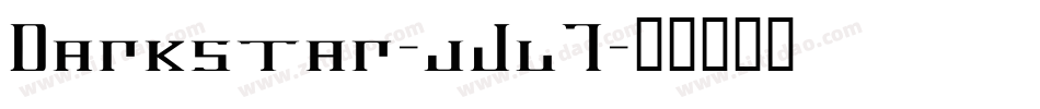 Darkstar-jJl7字体转换