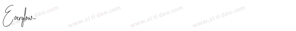 Everglow字体转换