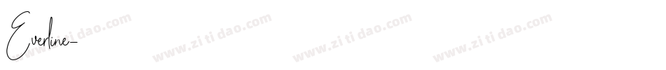 Everline字体转换