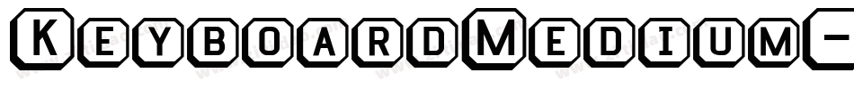 KeyboardMedium字体转换