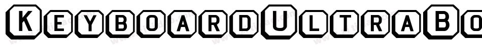 KeyboardUltraBoldItalic字体转换