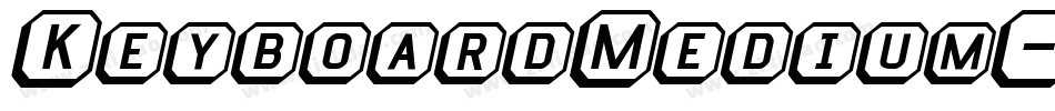 KeyboardMedium字体转换