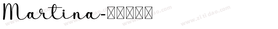 Martina字体转换