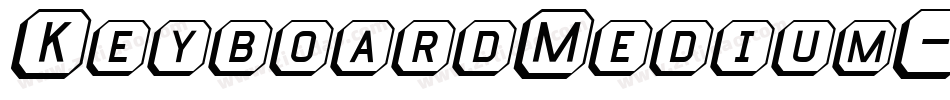 KeyboardMedium字体转换