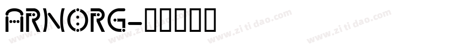 ARNORG字体转换