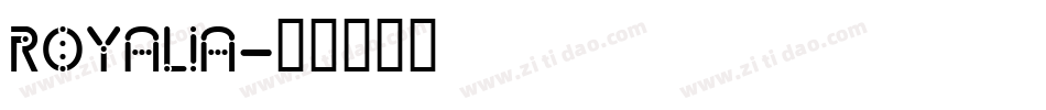 royalia字体转换