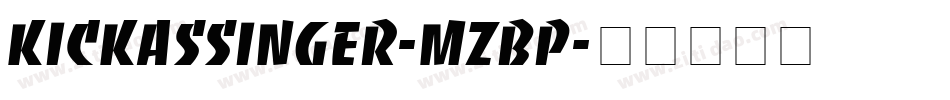KickAssinger-MZBP字体转换