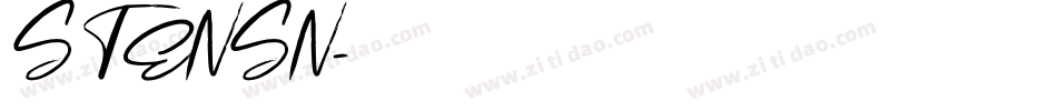 STENSN字体转换