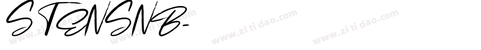 STENSNB字体转换