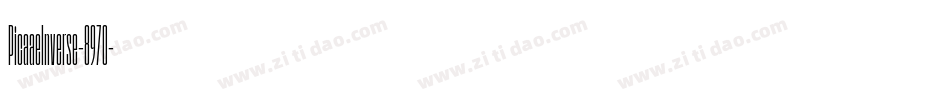 PicaaeInverse-8970字体转换