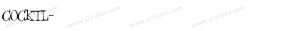COCKTL字体转换