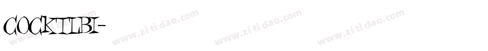 COCKTLBI字体转换