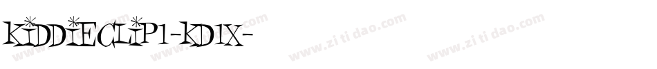 Kiddieclip1-Kd1X字体转换