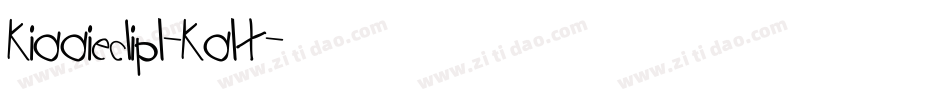 Kiddieclip1-Kd1X字体转换
