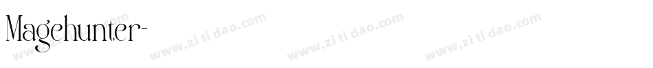 Magehunter字体转换