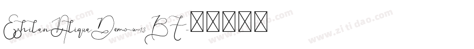 EzhilanAliquaDemo-w13BZ字体转换