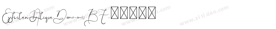 EzhilanAliquaDemo-w13BZ字体转换