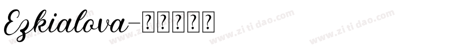 Ezkialova字体转换