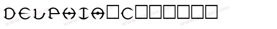 DelphianC字体转换