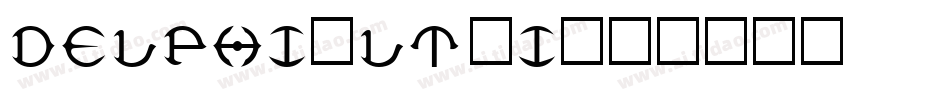 DelphinLT-I字体转换