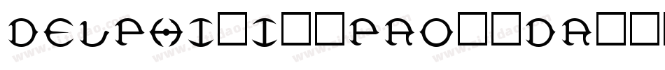 DelphiniumPro-8drZ字体转换