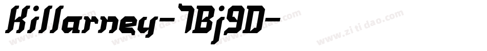 Killarney-7Bj9D字体转换