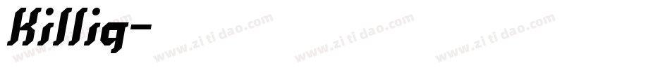 Killig字体转换