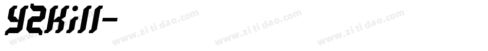 Y2Kill字体转换
