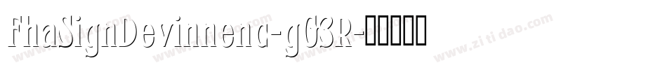 FhaSignDevinnenc-gG3R字体转换