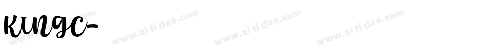 KINGC字体转换