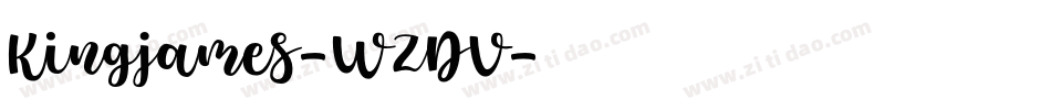 Kingjames-WZDV字体转换