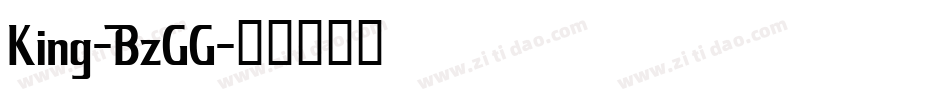 King-BzGG字体转换